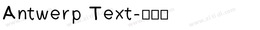 Antwerp Text字体转换